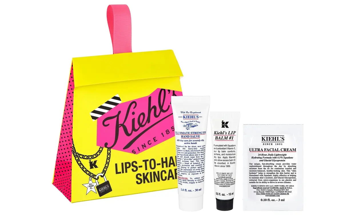 キールズ　KIEHL’S　ハンド＆リップ　ミニギフト　クリスマスコフレ