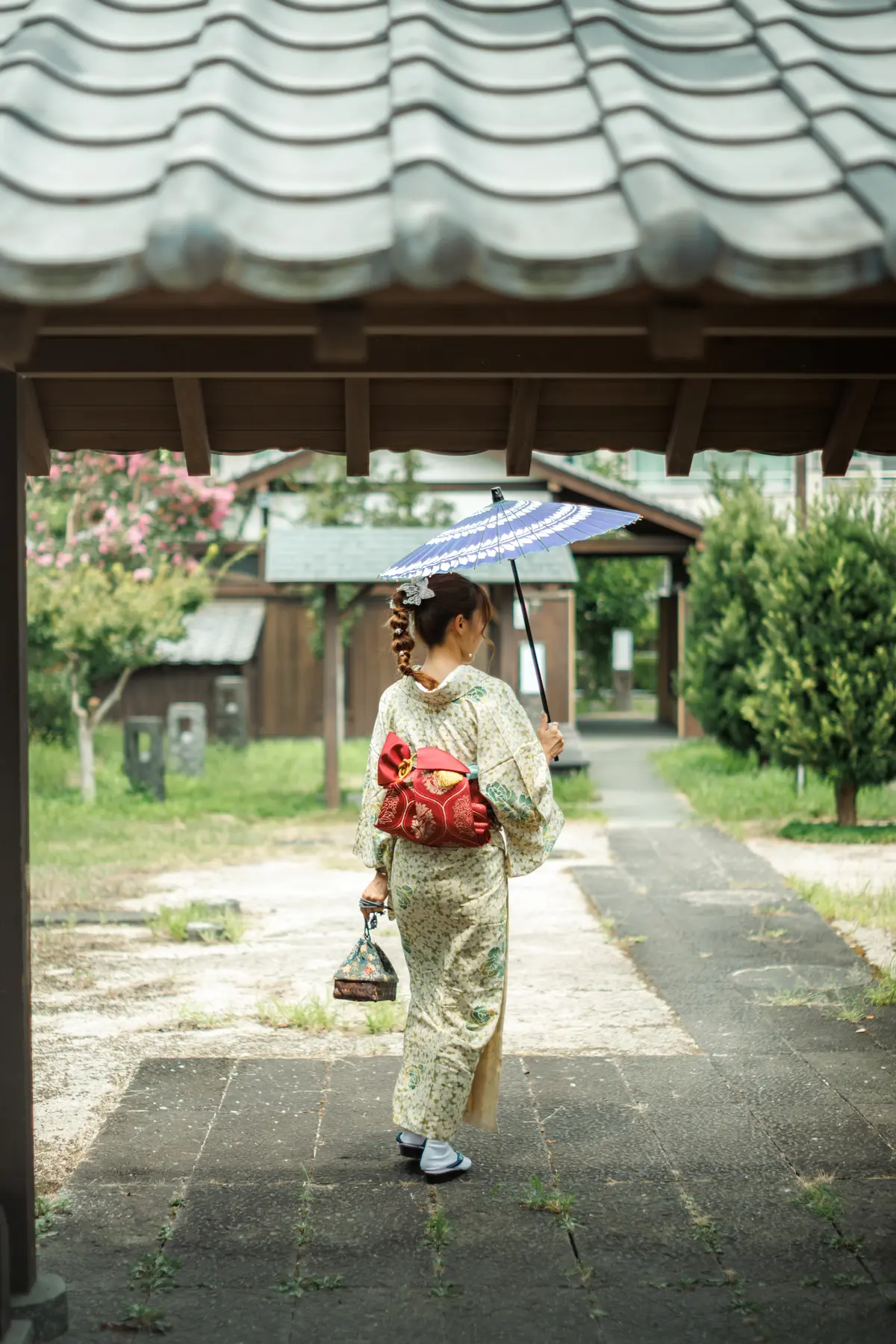 鹿島市　レンタル着物　酒蔵通り