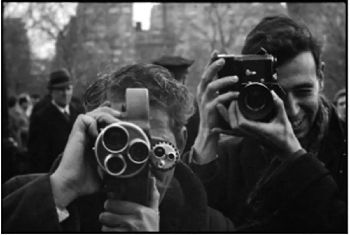 Photographers in Central Park. New York, February 1964 © 1964 Paul McCartney under exclusive license to MPL Archive LLP