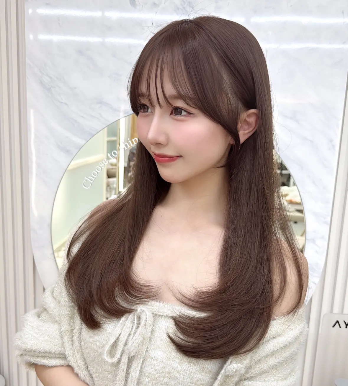 きれい見えロング　サイド