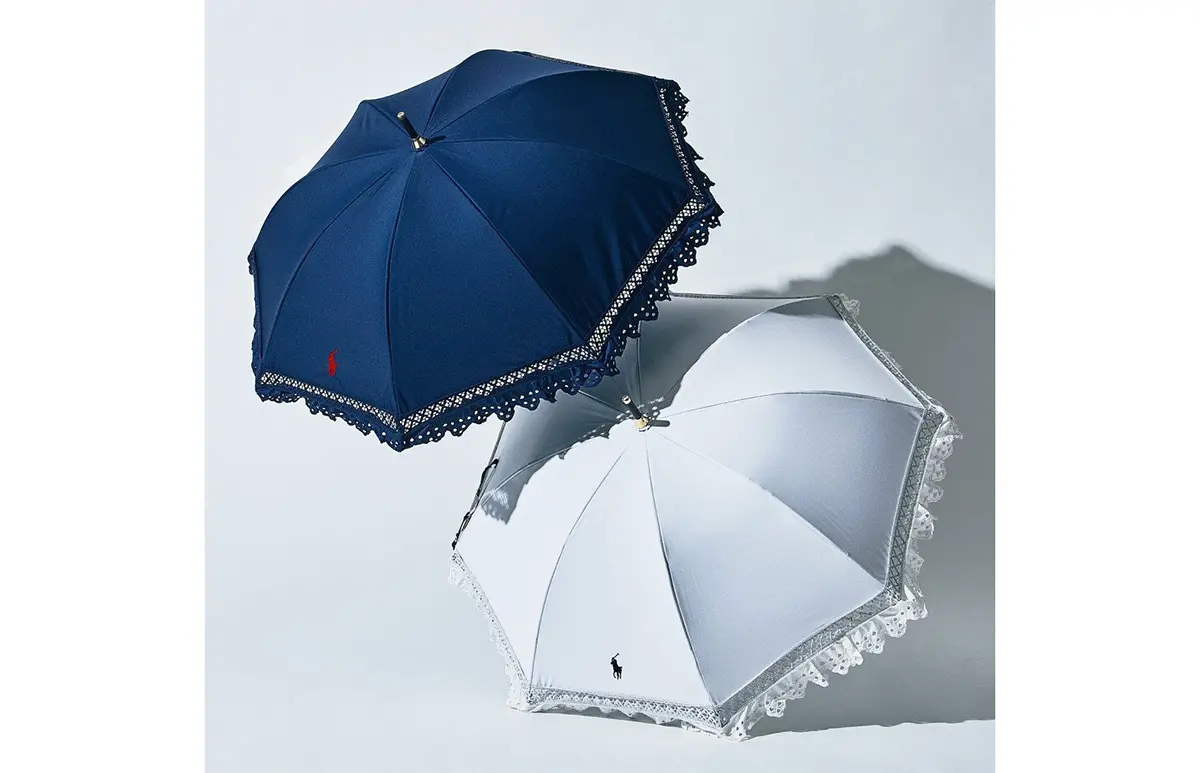 ファッションブランドの日傘2種