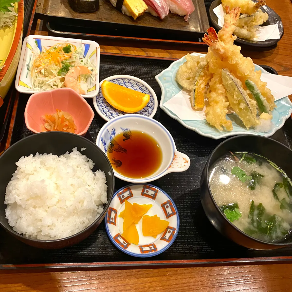 天ぷら定食