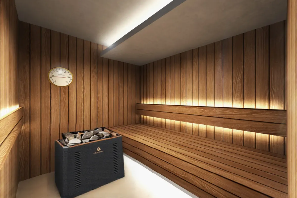 プライベートプール＆サウナで贅沢リラックス