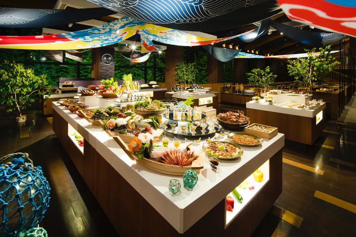 『リゾナーレトマム』ビュッフェダイニングhal