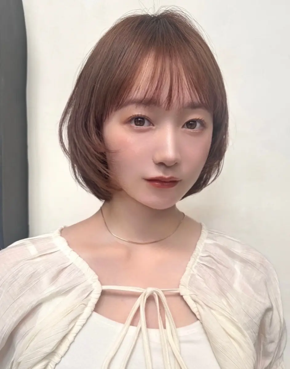 ふわっとボブ　正面