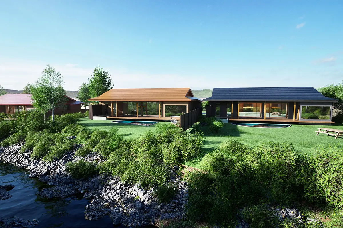 自然に囲まれた贅沢空間のプライベートヴィラ