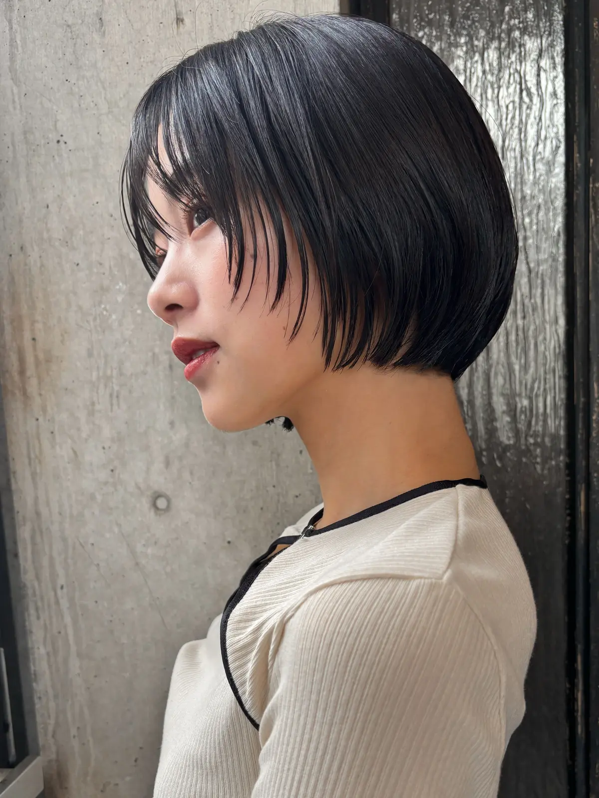 洗練ミニマムボブ　サイド