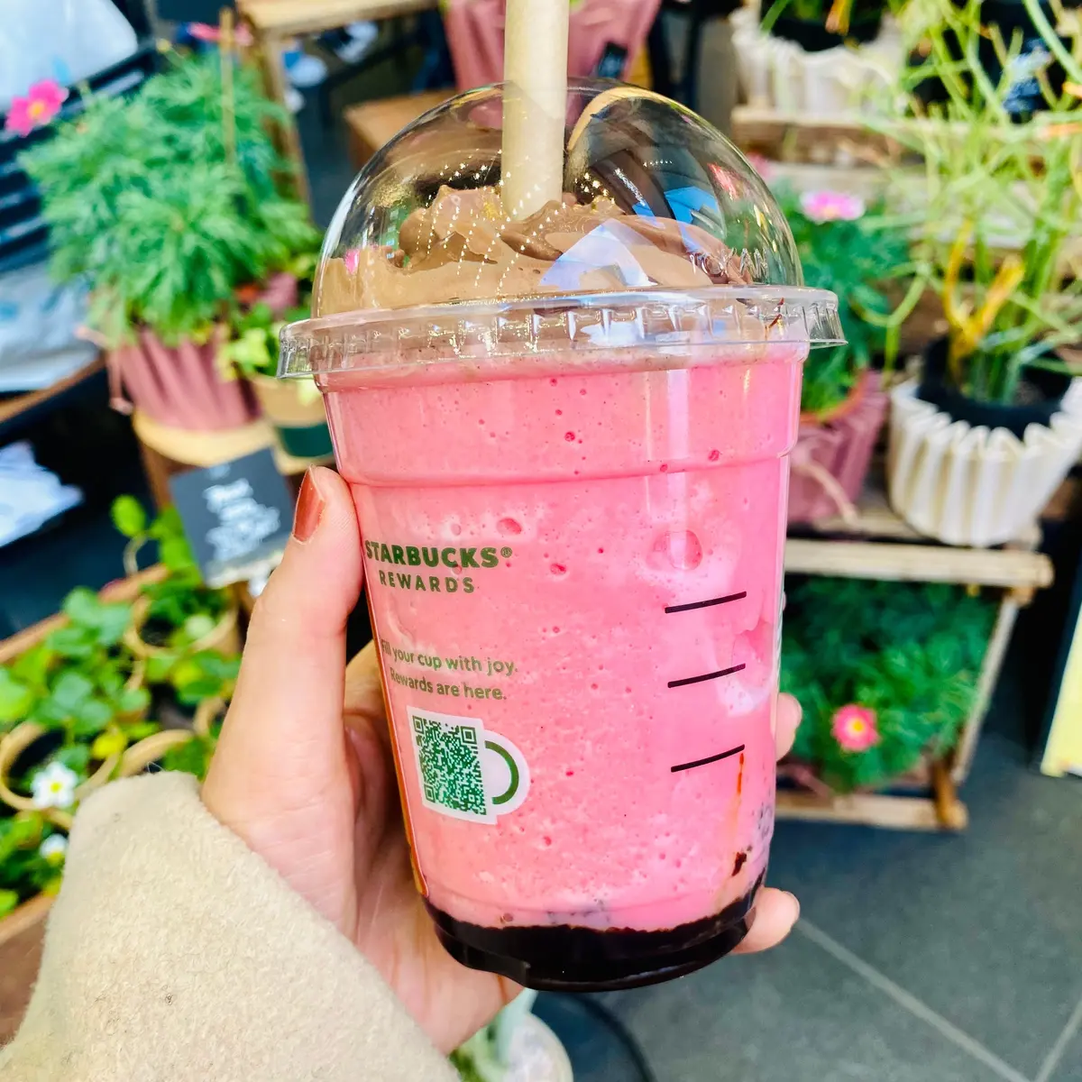 ルビーショコラシンフォニーフラペチーノ