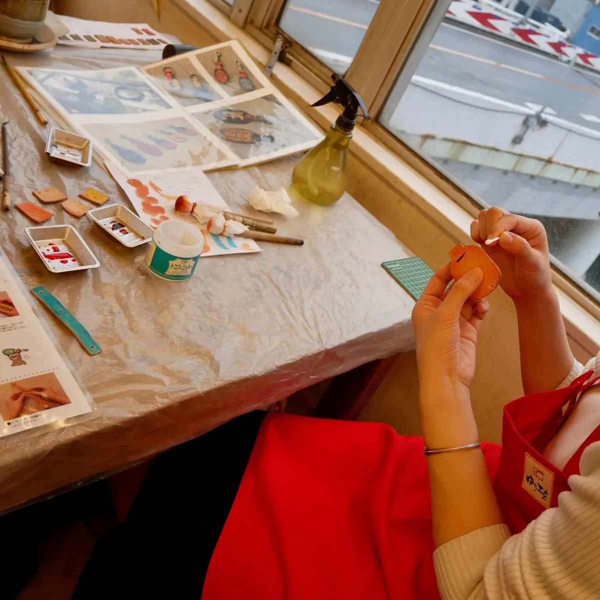 レザークラフト風景