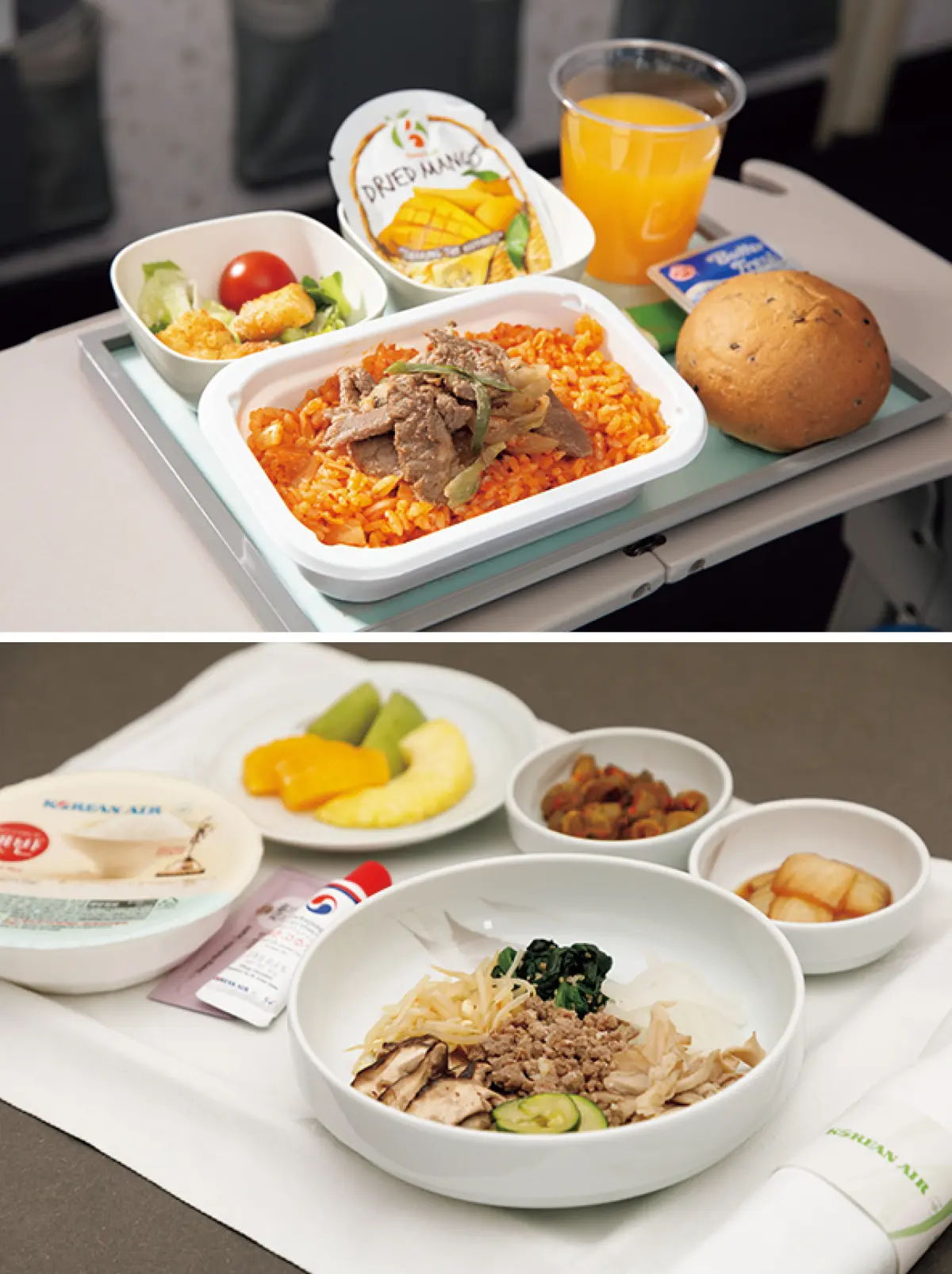 大韓航空の機内食