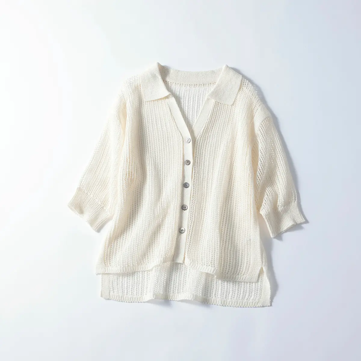 『エディット バイ イェッカ ヴェッカ』のメッシュカーディガン