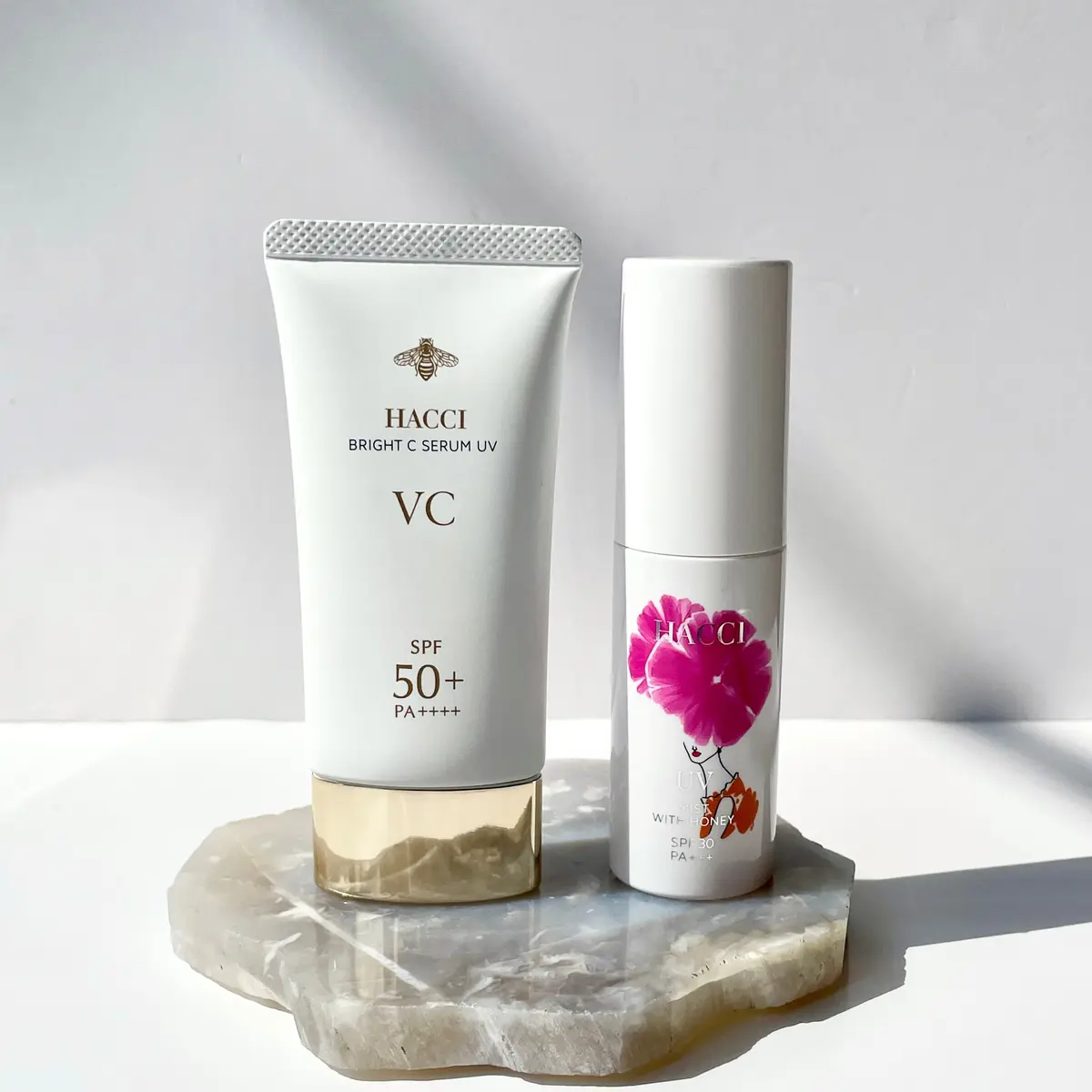 新品未開封 HACCI ブライトC セラム UV はちみつ SPF50+ ブライトC セラム UV / HACCI(ハッチ)(日焼け止めクリーム