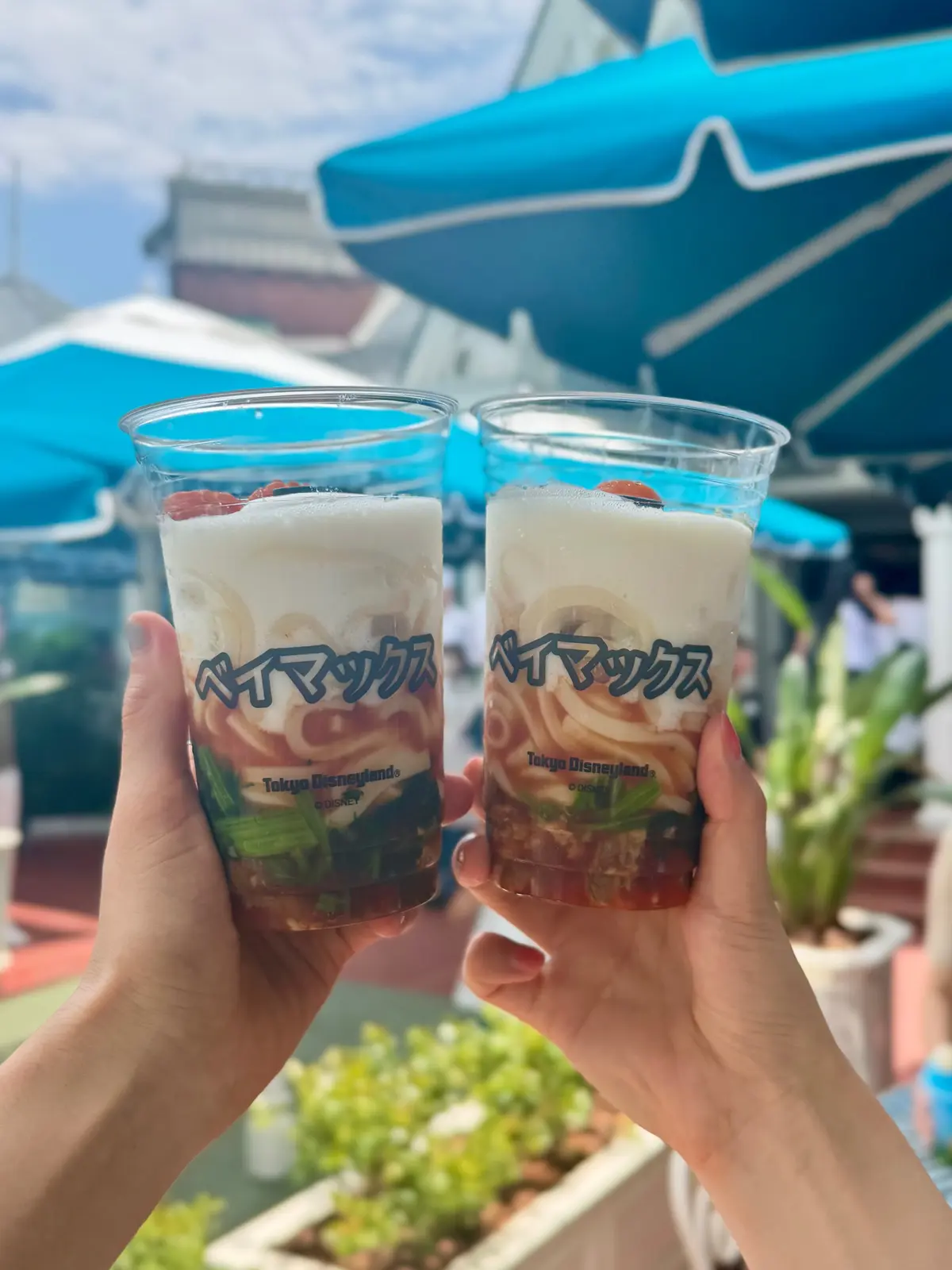 クールダウンうどん（牛カルビ、エッグ、豆乳ポテトソース）