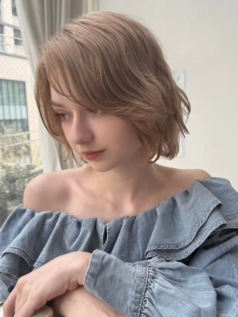 エアリーボブ　サイド