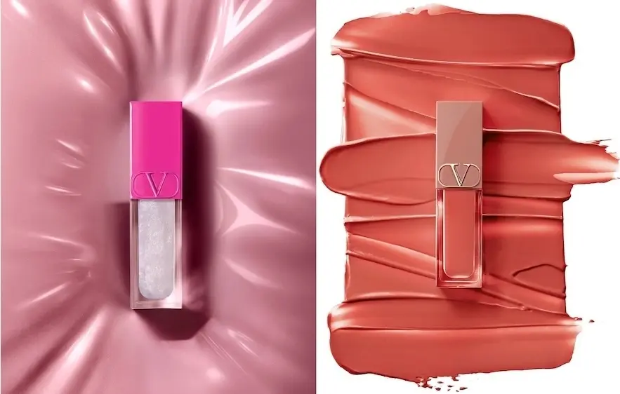 ヴァレンティノ ビューティ 製品画像 2025夏新色 リップグロス リップカラー  チークカラー パッファー グロス リキロッソ