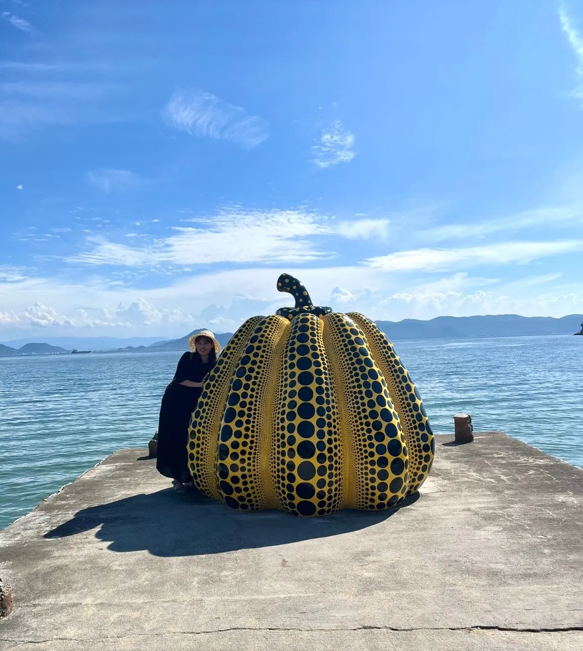 黄色かぼちゃ_南瓜_直島_草間彌生