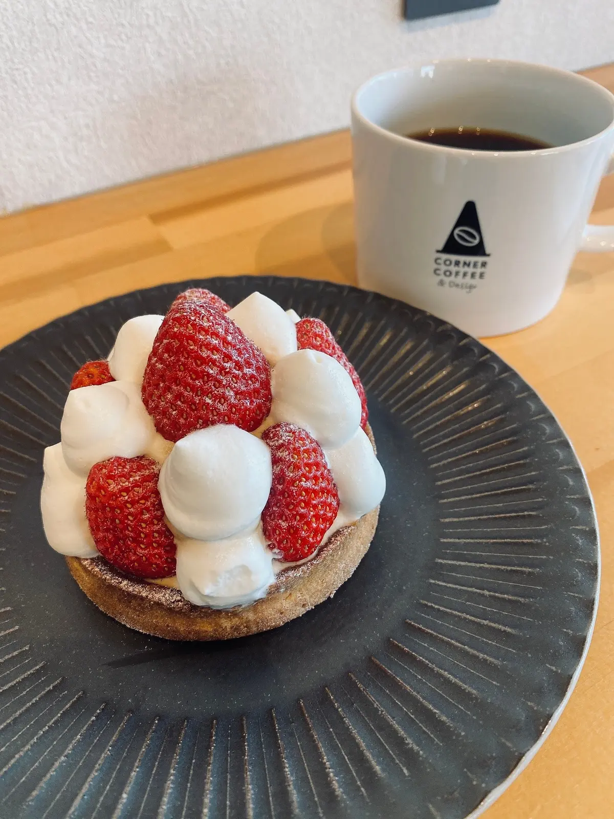 平塚のCORNER COFFEE & Designのケーキ