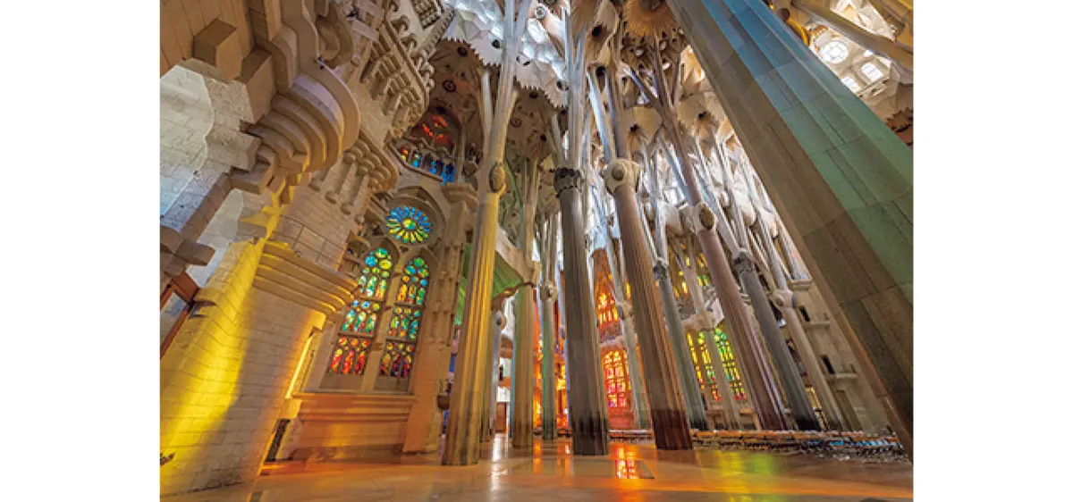 Interior of Sagrada Familia