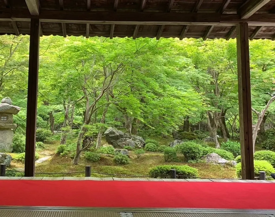 圓光寺の額縁庭園