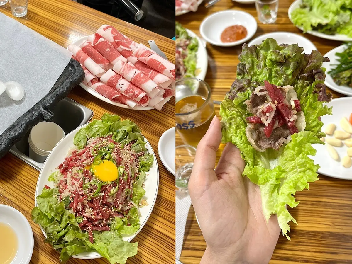 韓国　ソウル　百済精肉店