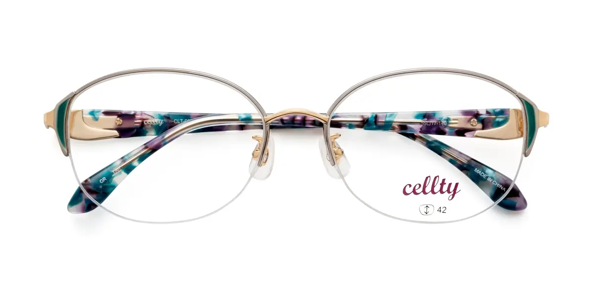 眼鏡市場「cellty」オーバルフレームメガネ