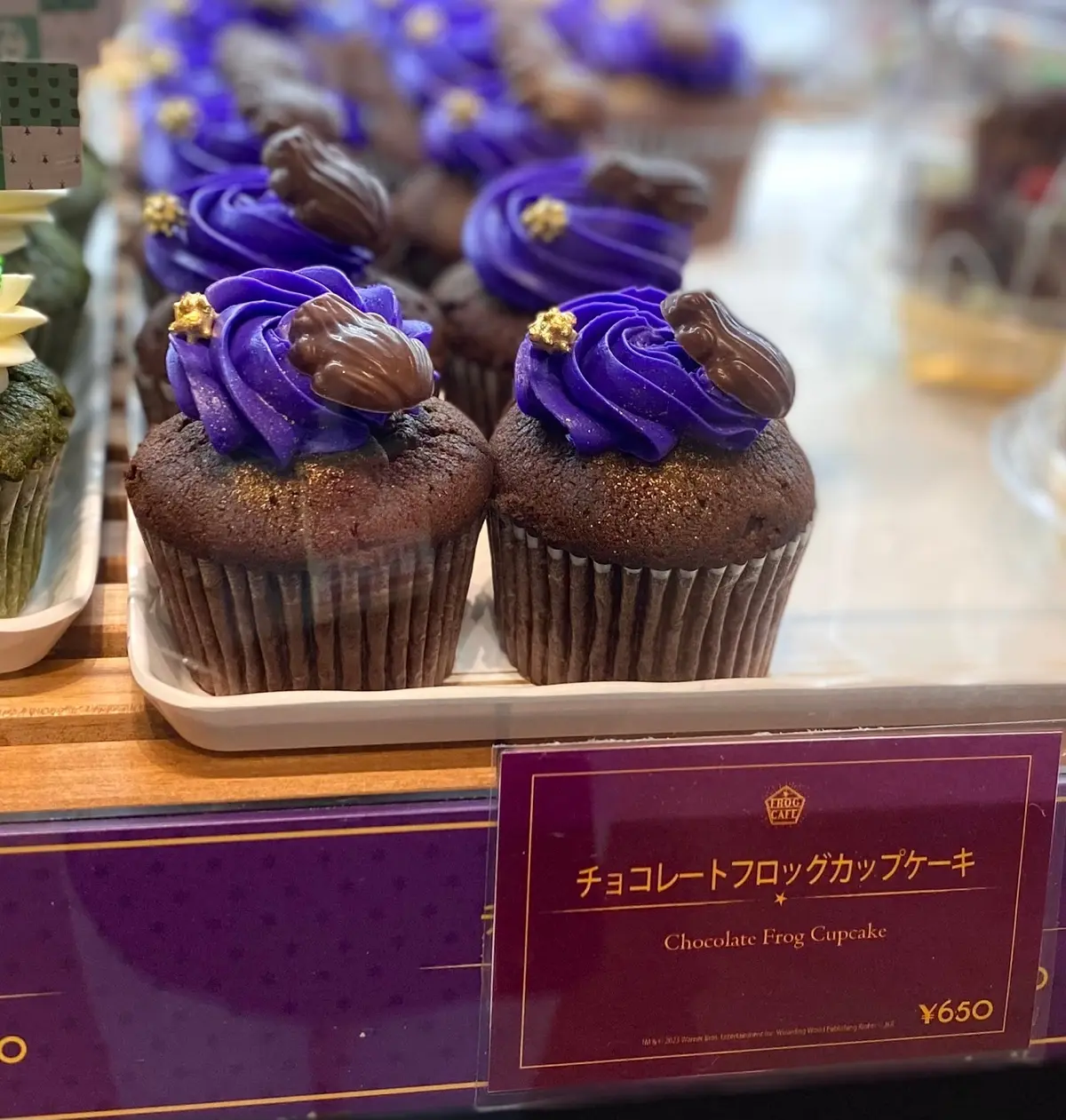 チョコレートフロッグカップケーキ