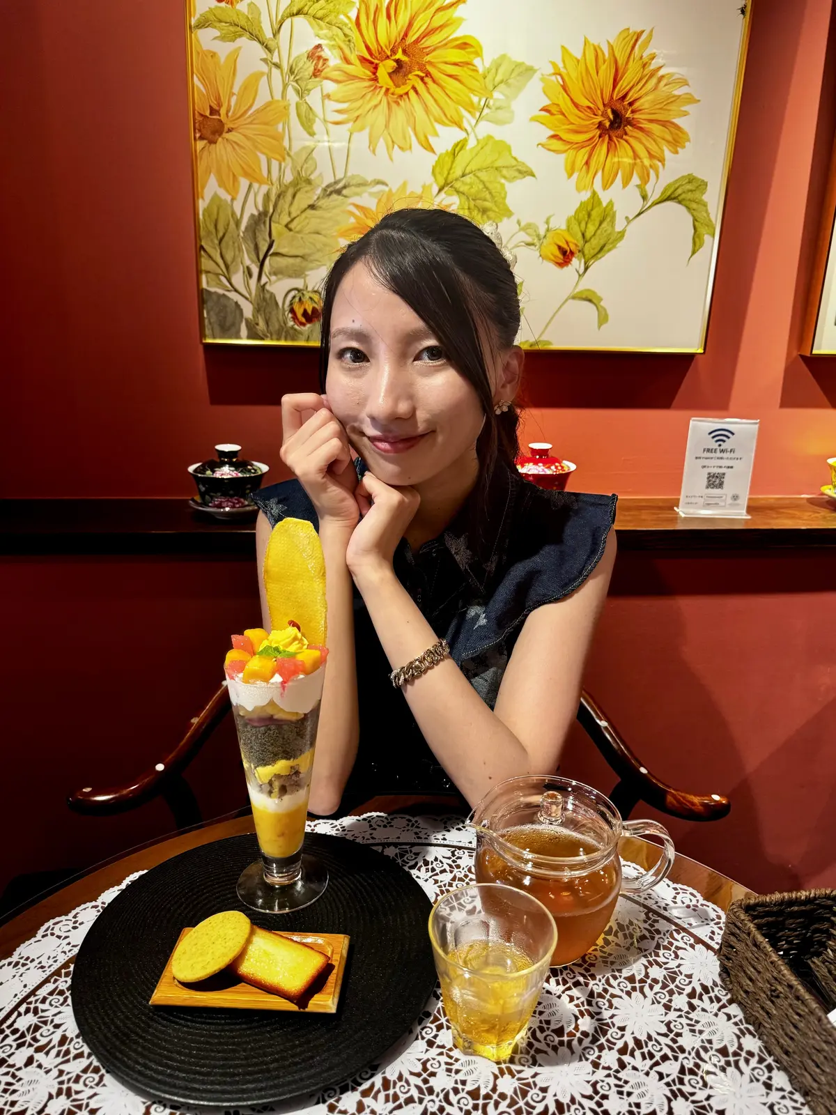 マンゴーパフェ