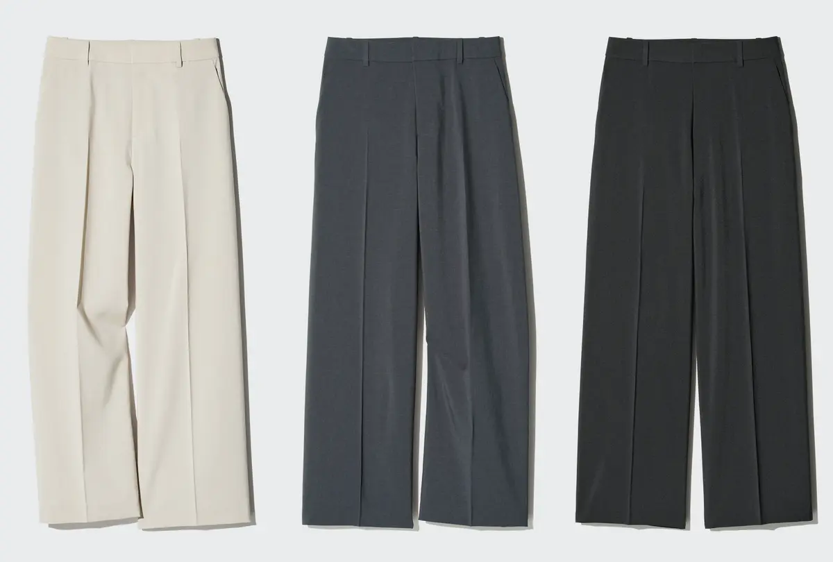 感動ワイドパンツ　ユニクロ