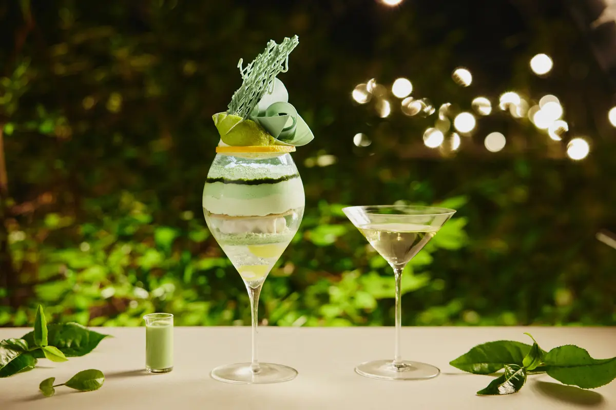 新茶香る夜のデザートタイム　キラー　オリジナルパフェ　リゾナーレ熱海