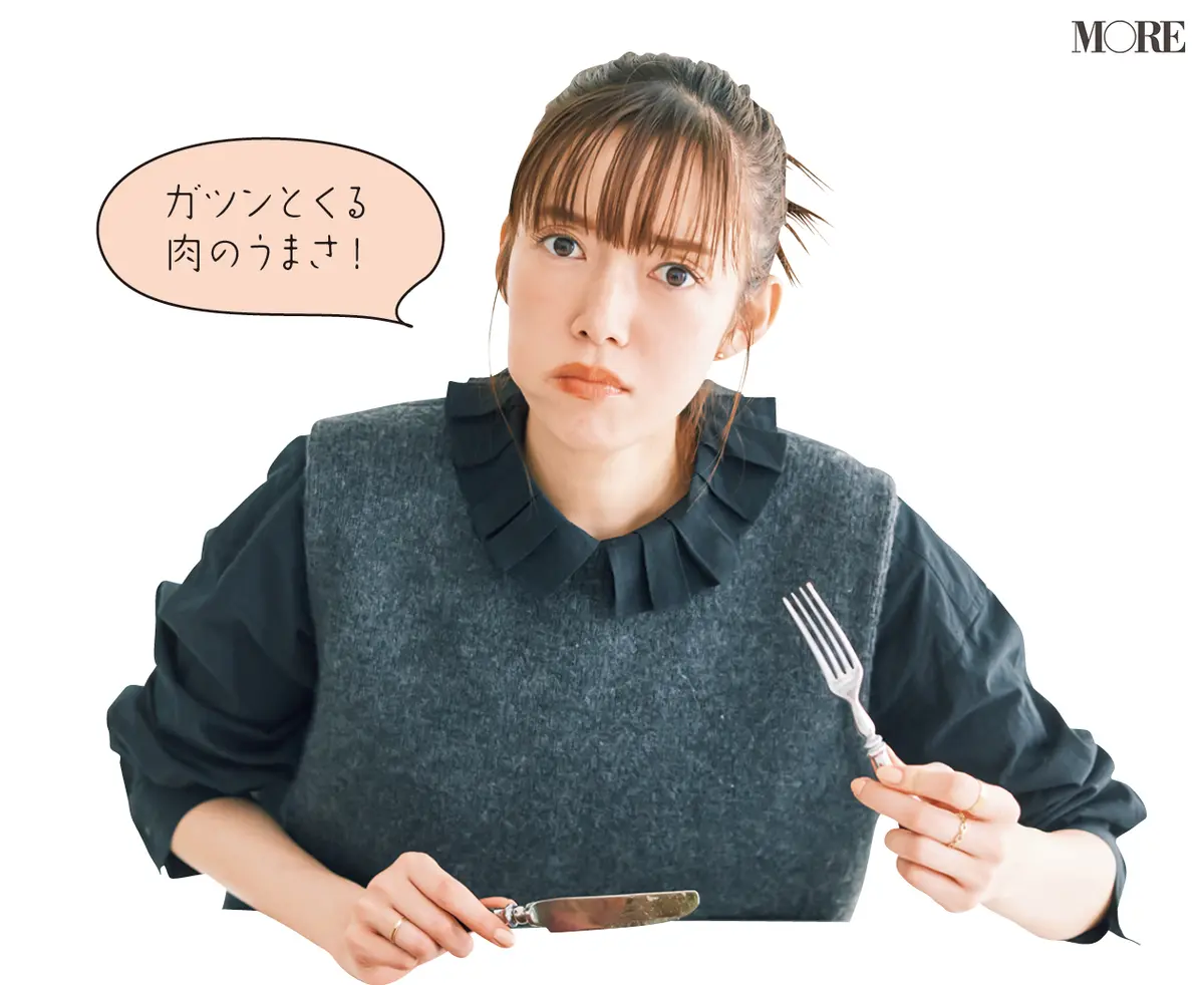 佐藤栞里が愛媛県のおすすめお取り寄せグルメ「ゆうぼく」のはじめましてセットを食べている様子