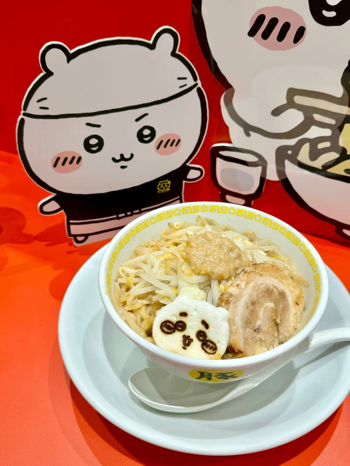 ちいかわらーめん豚メニュー　ちいかわラーメン小