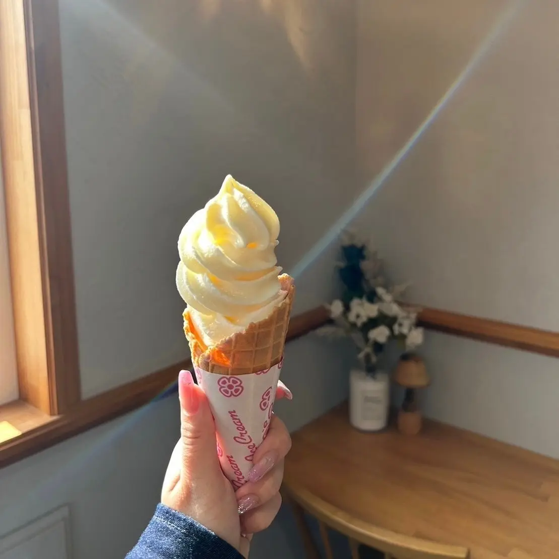 北海道のヒルンド・ラスティカのソフトクリーム