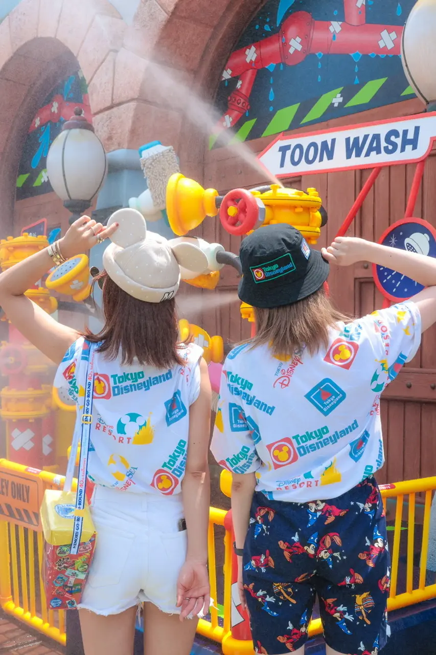 ディズニーランド、夏、フォトスポット