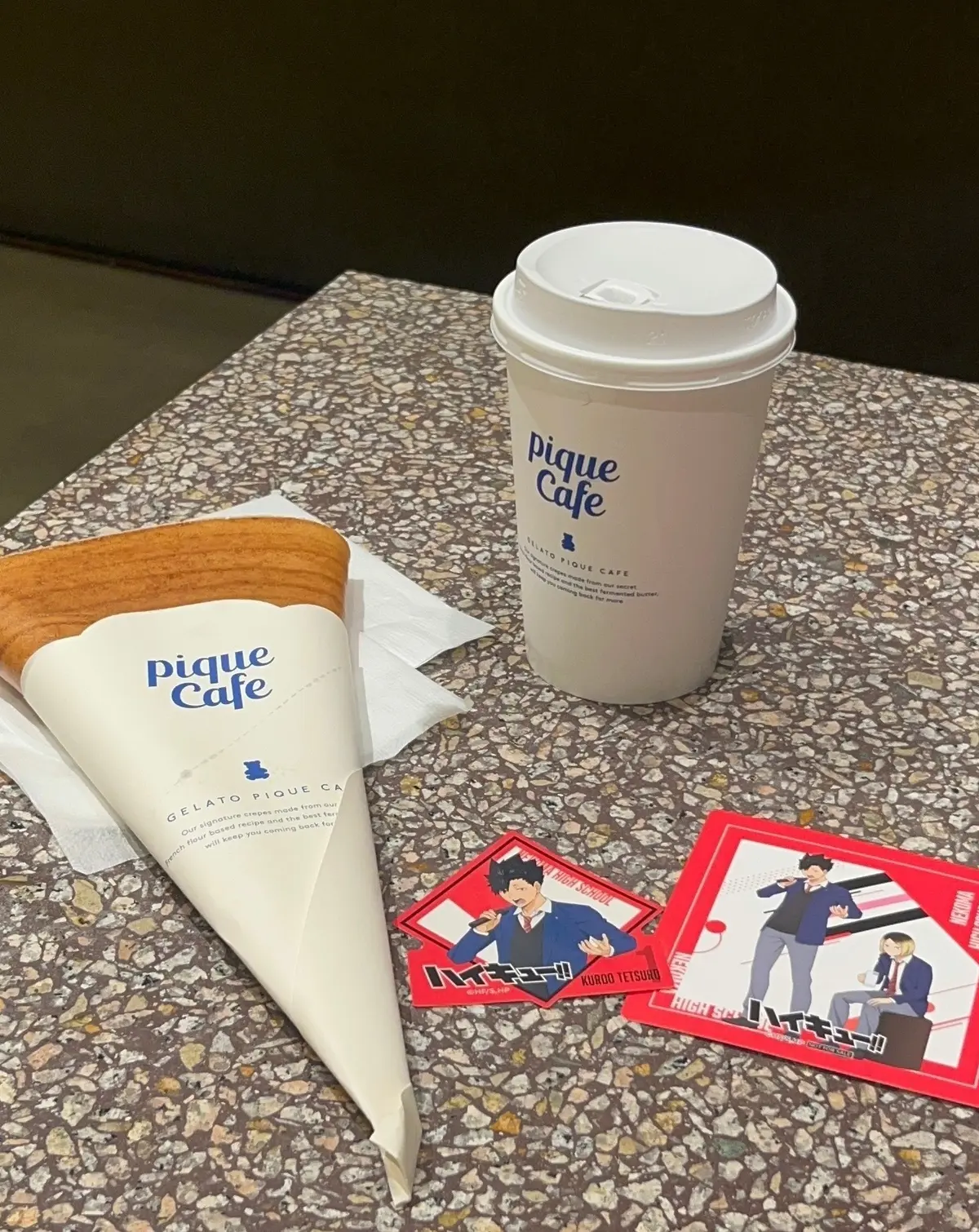 ジェラピケカフェ　クレープ　紅茶