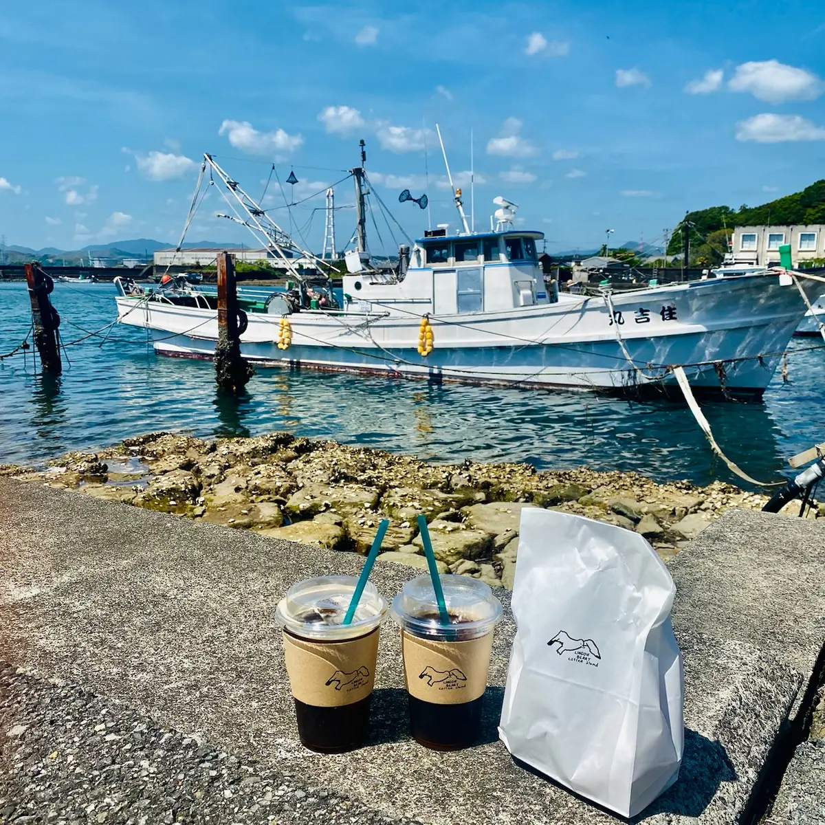 海岸近くの古民家カフェ