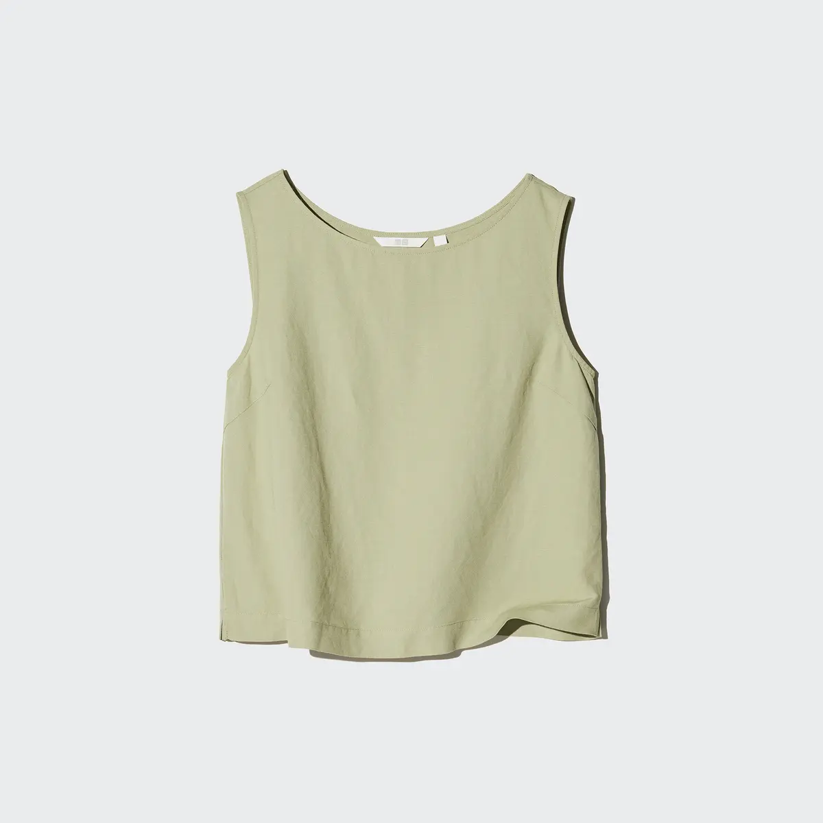 ユニクロ　リネンブレンドブラウス　ノースリーブ