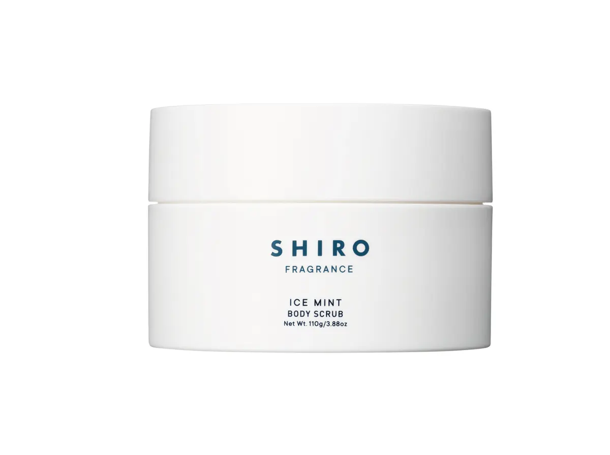 SHIRO シロ アイスミント アイスミント ボディスクラブ 製品画像 2025ひんやりコスメ