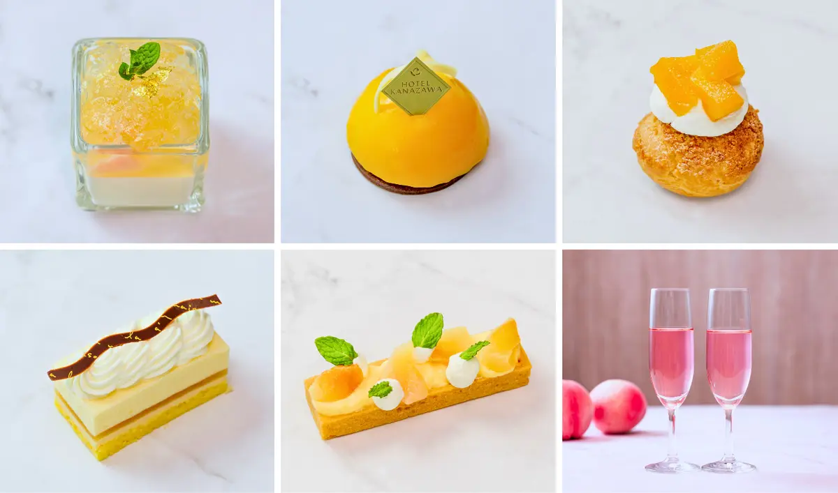 イーツとセイボリーを合わせて14種類のメニューを提供