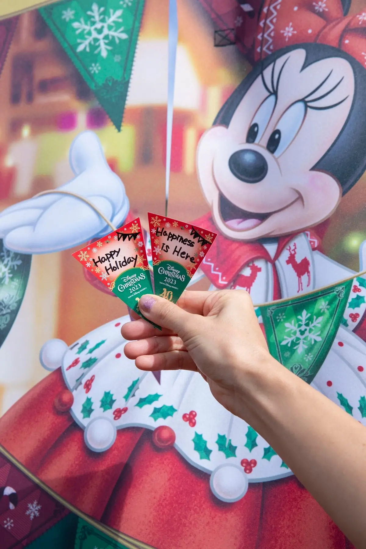 ディズニー40周年×クリスマス】ドリームガーランドがクリスマス仕様に 