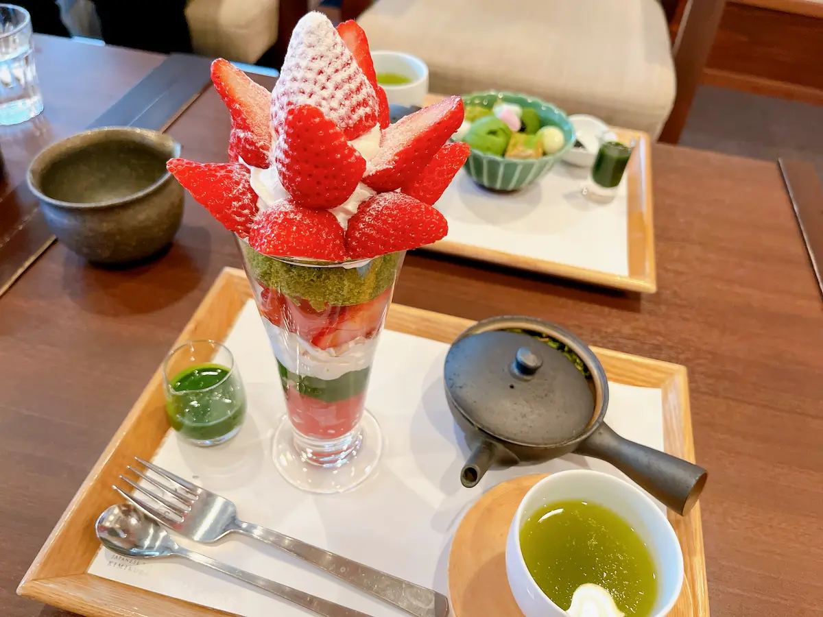 【静岡】抹茶×いちごのパフェ♡春に食べたの画像_7