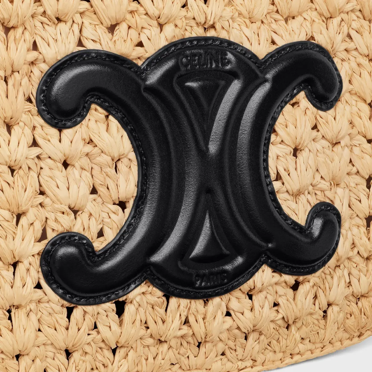 セリーヌのかごバッグ　レザートリオンフの寄り