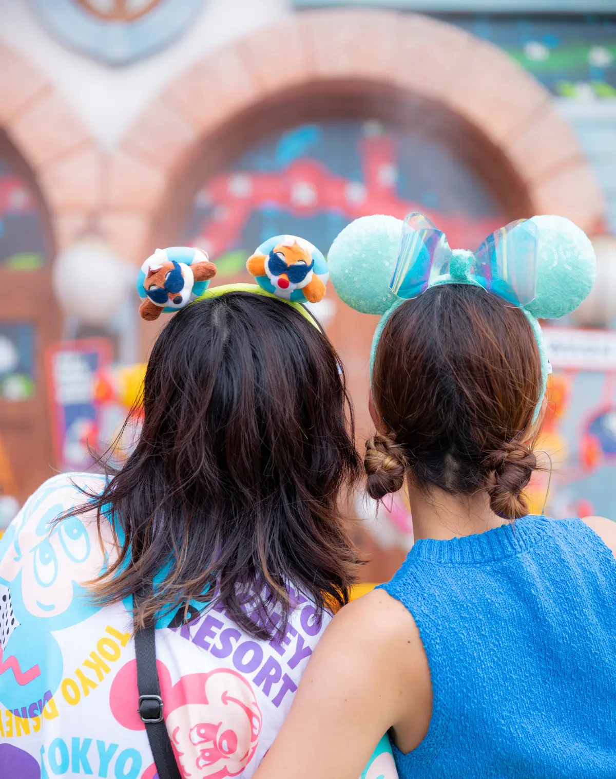 ディズニーランド　夏　びしょ濡れ　カチューシャ