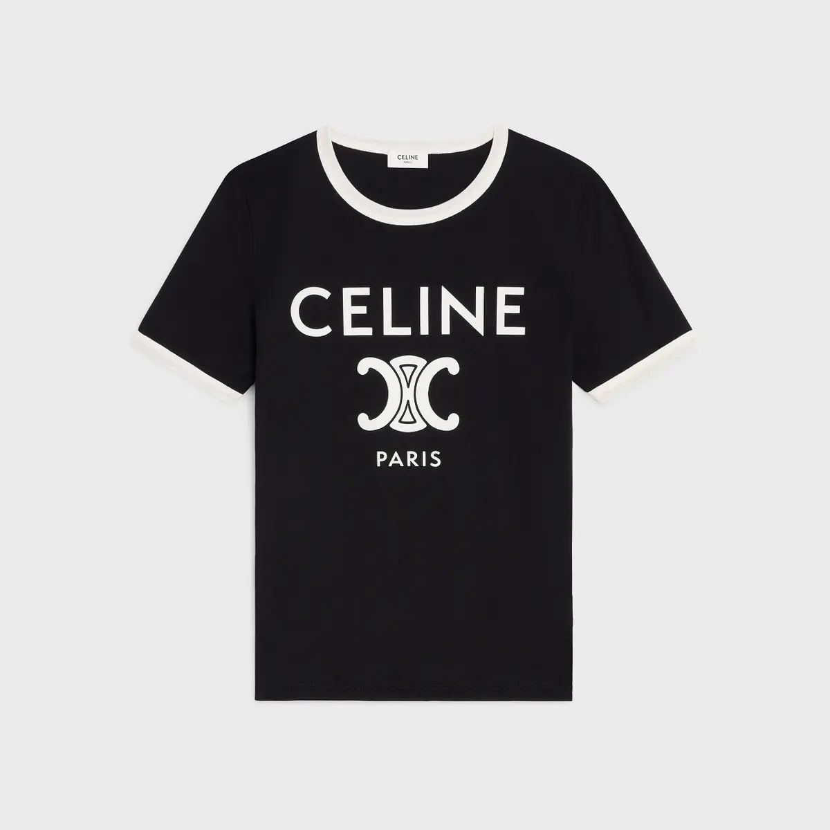 セリーヌ　CELINE PARIS Tシャツ 黒