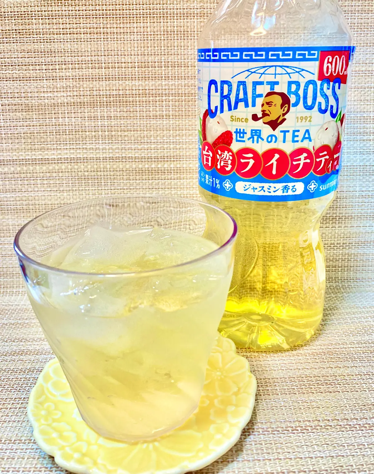 サントリー　クラフトボス世界のティー　台湾ライチティー(ジャスミン香る)　アイスティー　ペットボトル飲料