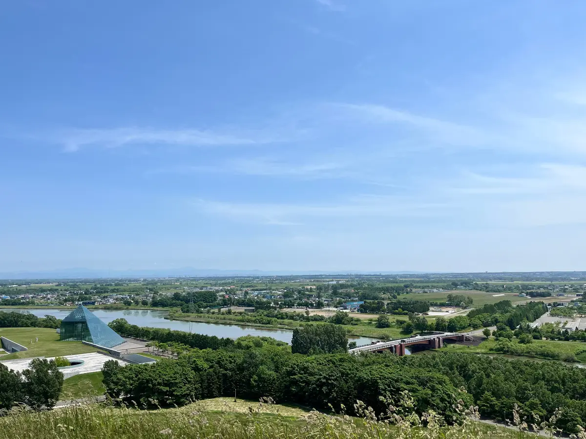 モエレ山頂上からの景色