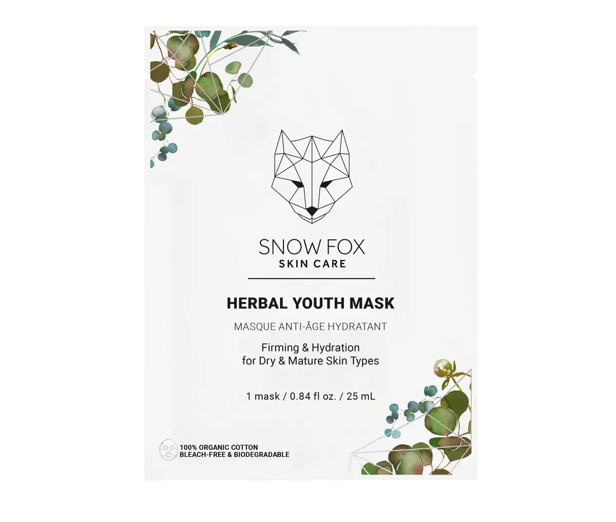 『SNOW FOX SKINCARE』（スノー フォックス スキンケア） ハーバル ユース マスク