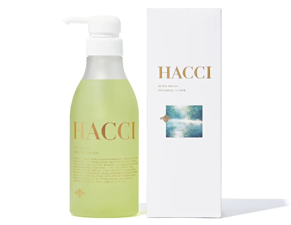 HACCI ハッチ Cool Summer Retreat クール サマー リトリート ボディウォッシュ BEE HUGモーニングシェイド 商品画像 数量限定 2025ひんやりコスメ