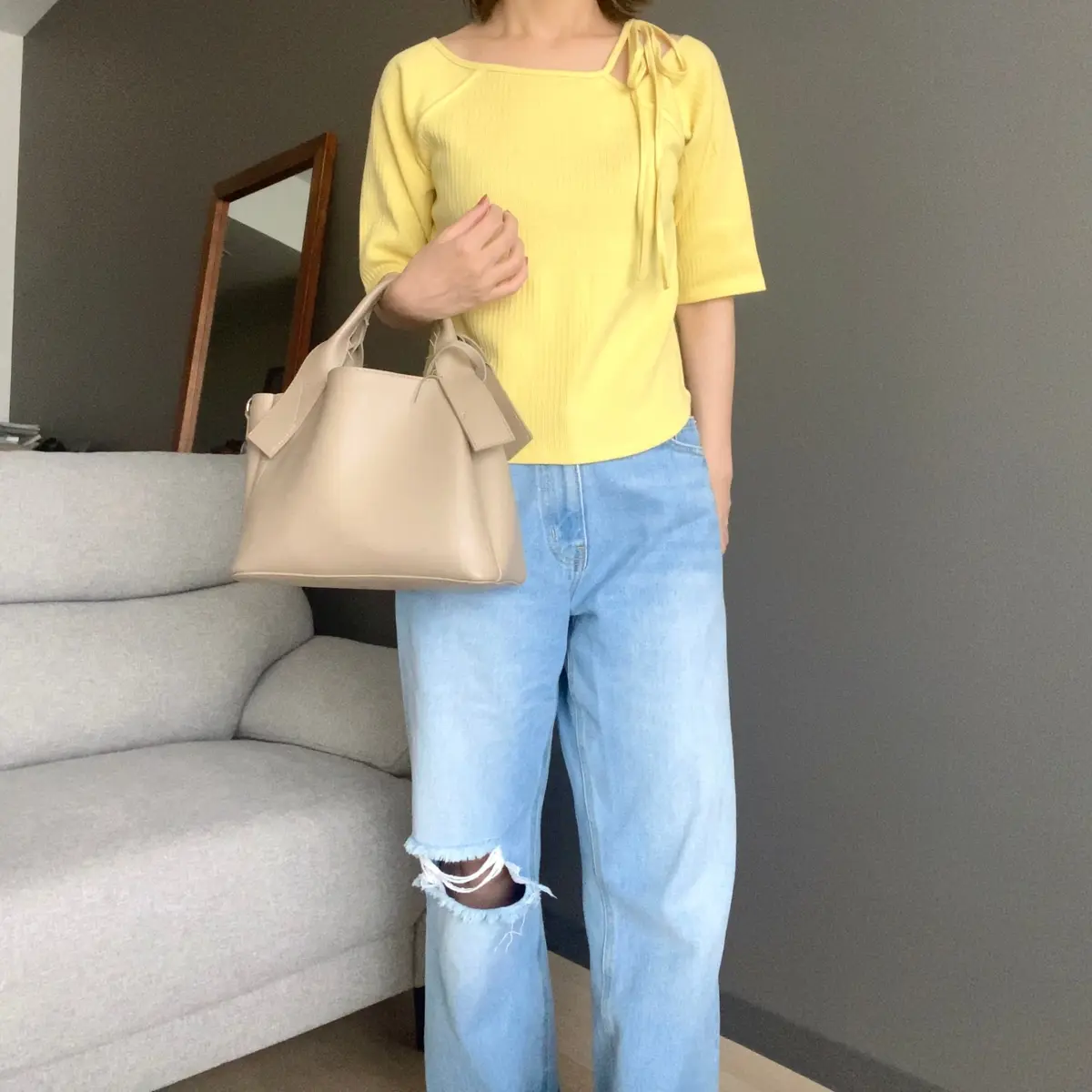 【 LOWRYS FARM】ネックデザインタイト５Ｓ