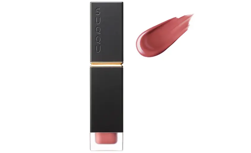SUQQU（スック） お仕事リップ 2025最新オフィスメイク名品 商品画像 テクスチャー画像 SUQQU コンフォート リップ フルイド フォグ　09 美躑躅 - BITSUTSUJI 