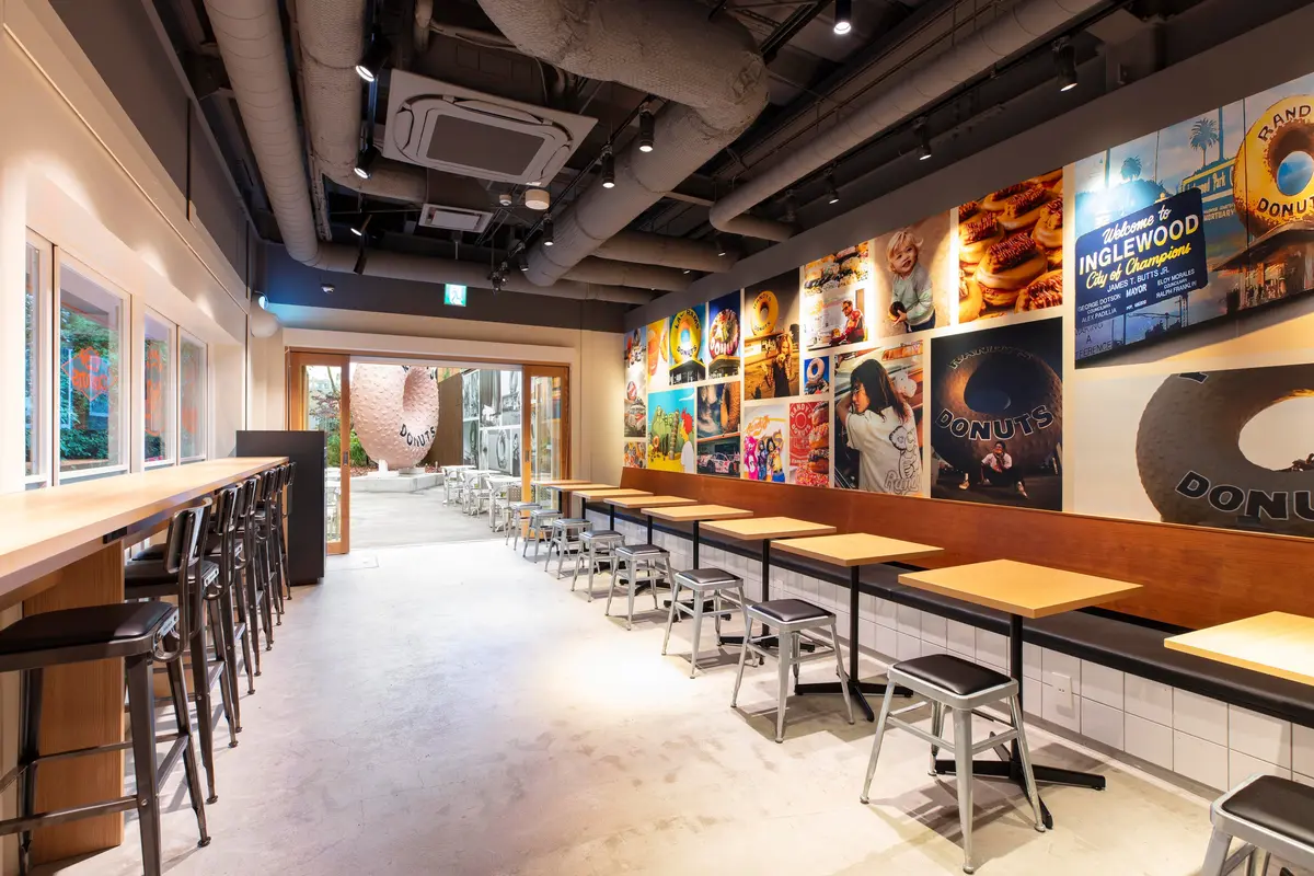 ランディーズドーナツ渋谷代官山店店内の様子